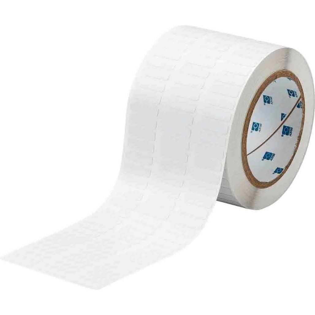 Brady, Etiketten, THT-2-719-10, Spannungsableitendes Polyimid, Weiss, matt, 22.86 x 6.35 mm, permanent, 3-bahni