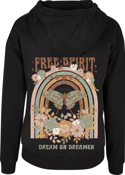 Produktbild Merchcode Ladies 77 Free Spirit Black Everyday Hoodie - 187599 (S)