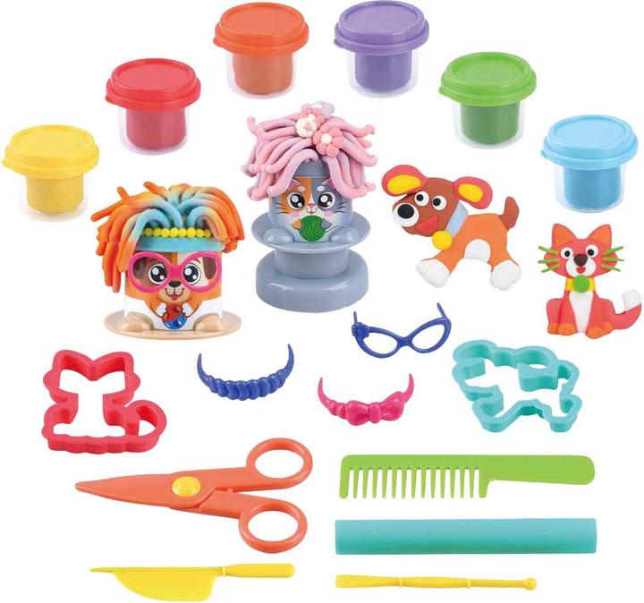 Produktbild PlayGo Junior Tierpflege-Tonset - 6 Tontöpfe