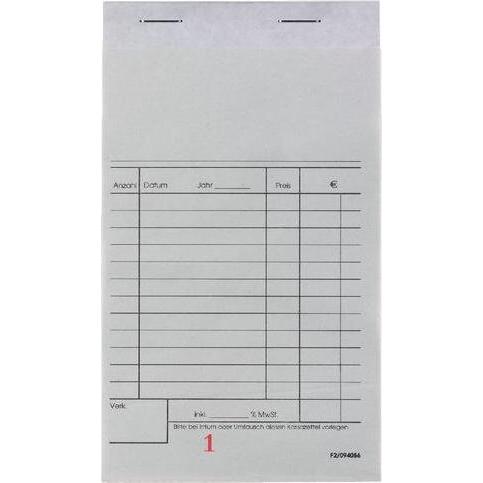 Format Kassenbuch Ursus 7503 150 x 101 mm 50 Blatt (50x) (F2/7503)