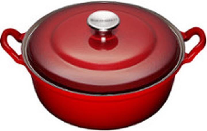 Produktbild Le Creuset Creuset Faitout Braadpan 24 cm Kersenrood (24 cm, Bräter + Schmortopf, Edelstahl)