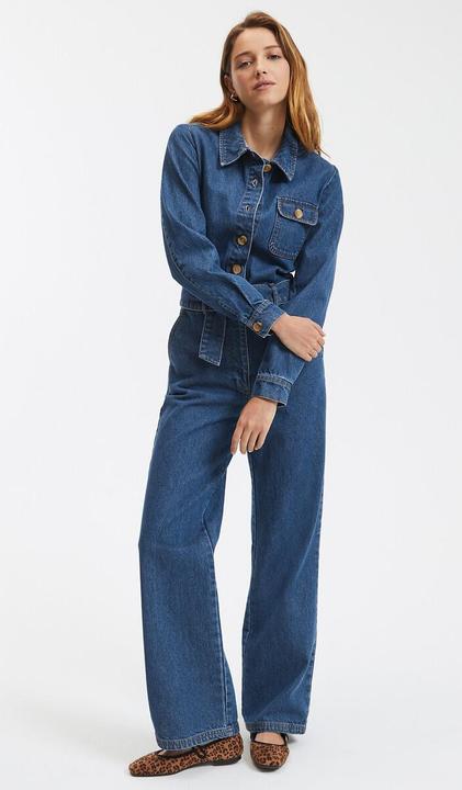 Actual product image La Redoute Collections Signature CORALIE denim jumpsuit (44)