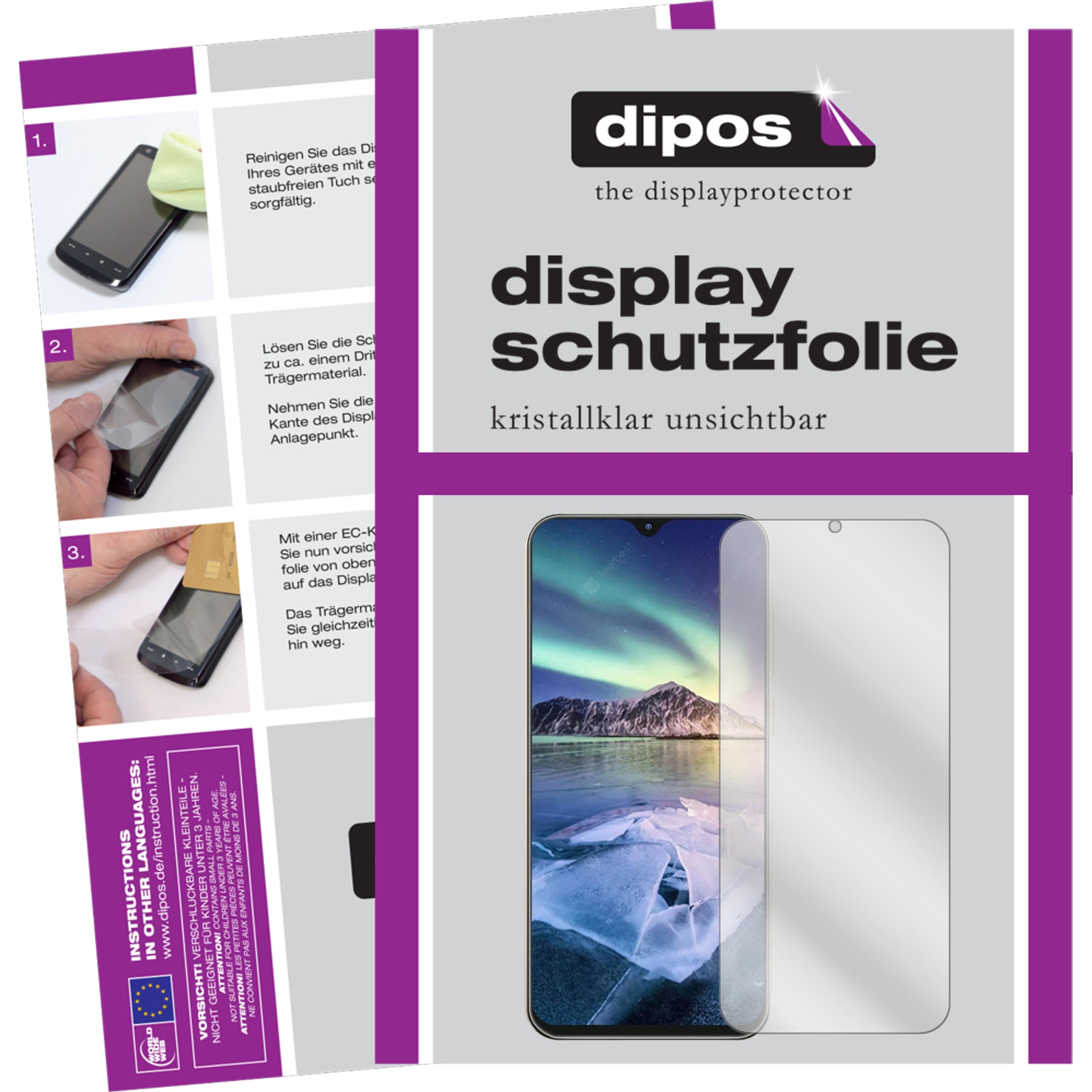 Dipos Displayschutzfolie Crystalclear (2 Stück, Cubot X20 Pro), Smartphone Schutzfolie, Transparent