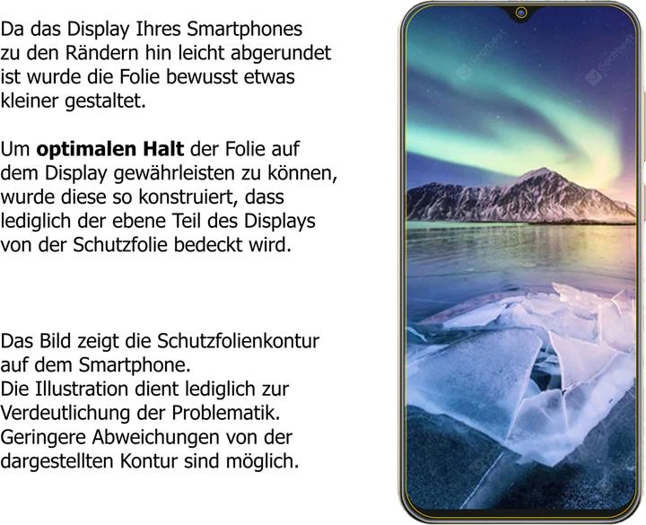 Actual product image Dipos Screen Protector Anti-Shock (2 pcs., Cubot X20 Pro)