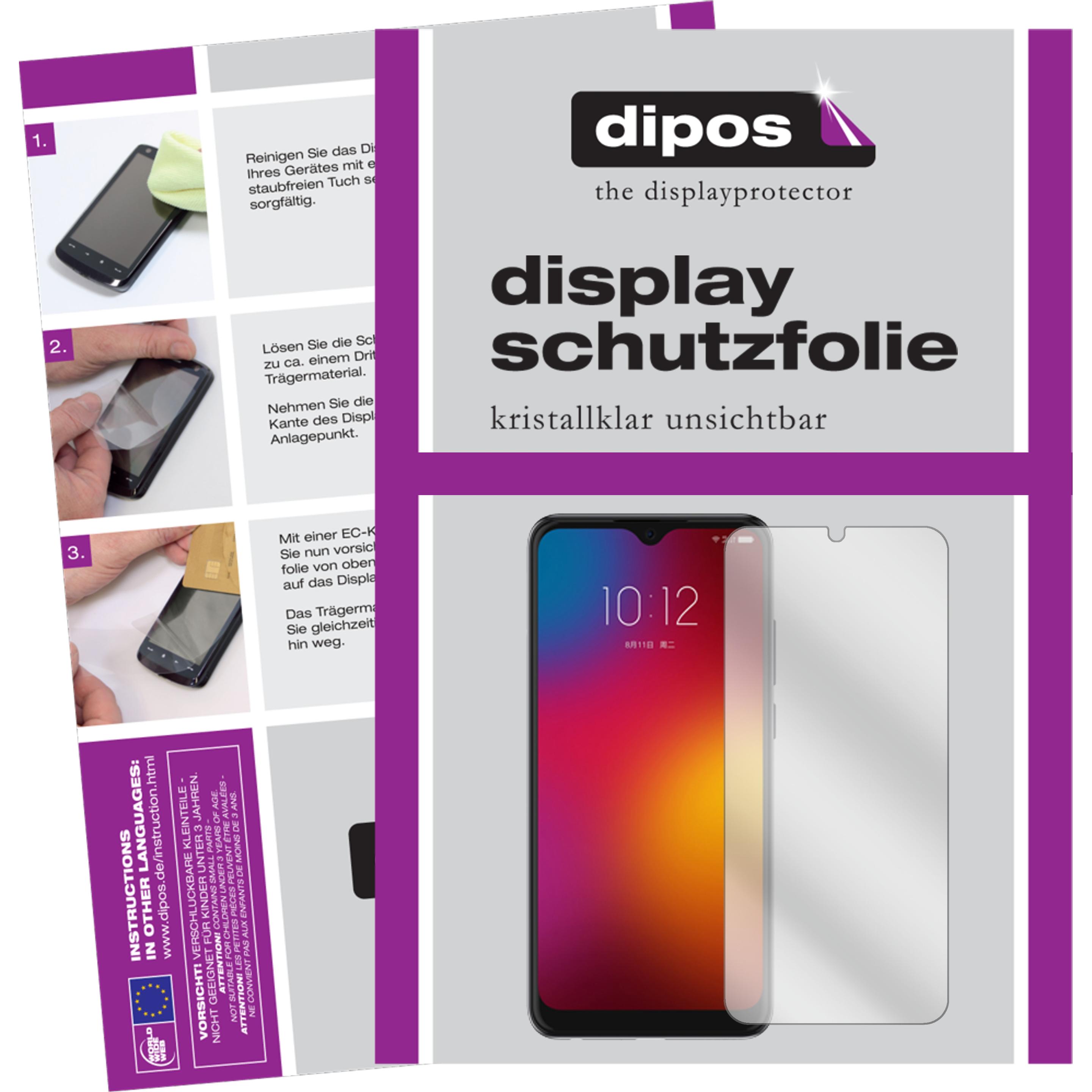 Dipos Displayschutzfolie Crystalclear (5 Stück, Lenovo K11), Smartphone Schutzfolie, Transparent