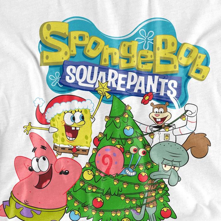 Immagine prodotto Spongebob Squarepants Maglietta Albero di Natale Uomo (3XL)