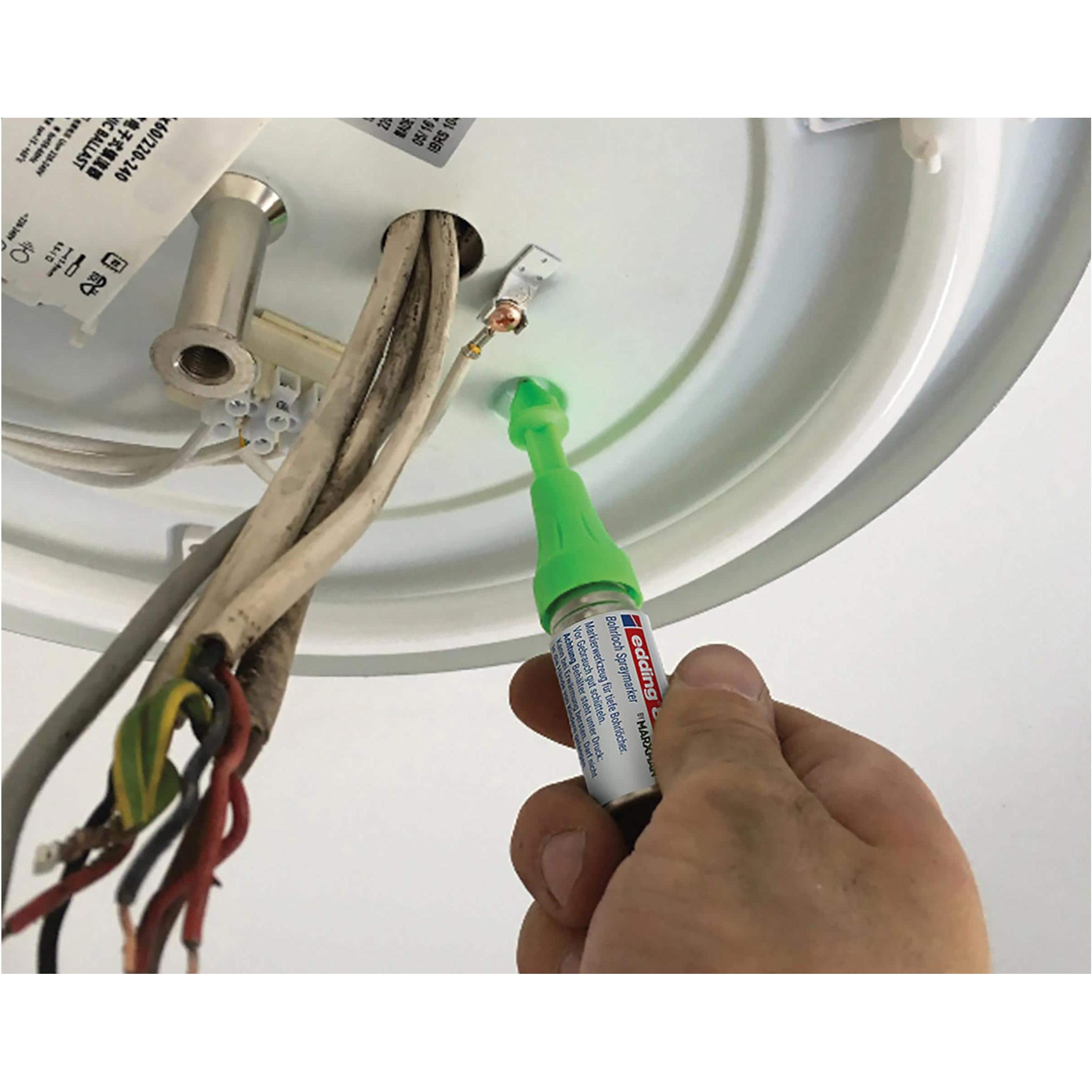 Thumbnail - Edding, Marker, Bohrloch Spraymarker (Neongrün, 13 mm, 1 x)