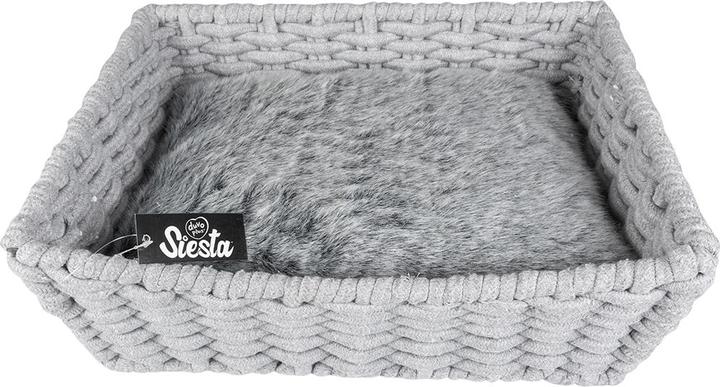 EBI Duvo+ Cestino per ostriche rotondo con corda di cotone (Cane, Gatto)