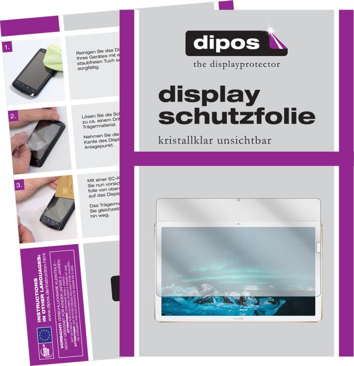 Produktbild Dipos Displayschutzfolie Crystalclear (2 Stück, Huawei MediaPad M6 8.4)