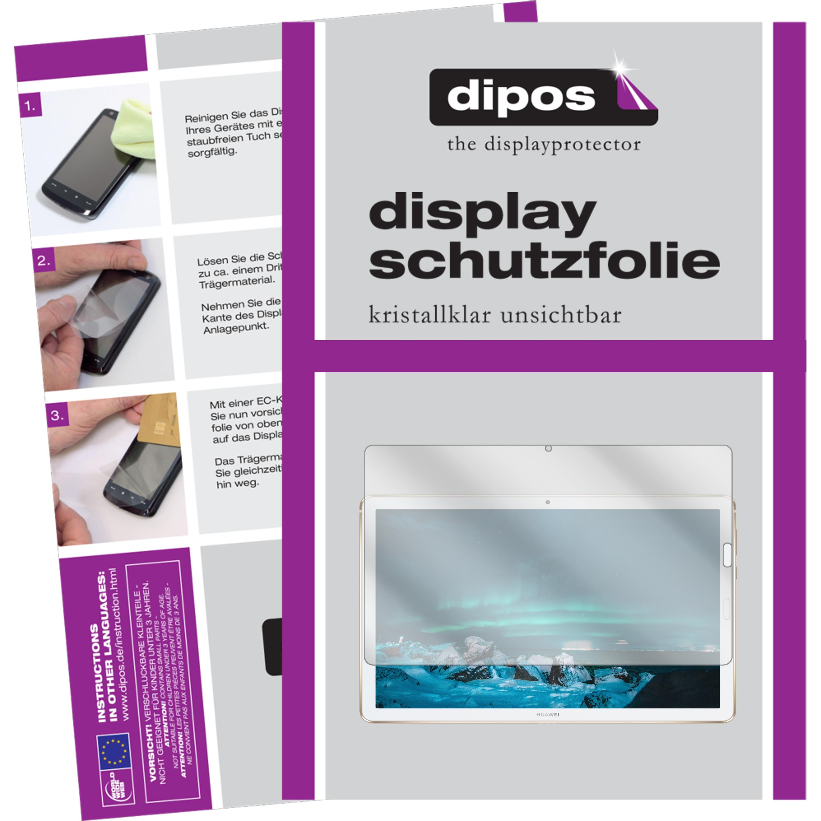 Dipos Displayschutzfolie Crystalclear (1 Stück, Huawei MediaPad M6 8.4), Tablet Schutzfolie