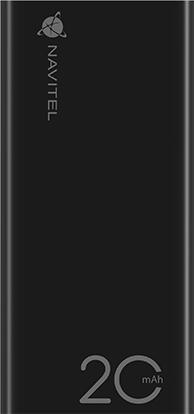 Image du produit Devia Powerbanka Navitel PWR20 AL stÅ™brÃ (20000 mAh, 22.50 W, 74 Wh)