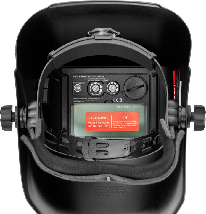 Actual product image Stamos Welding Helmet - X-metal