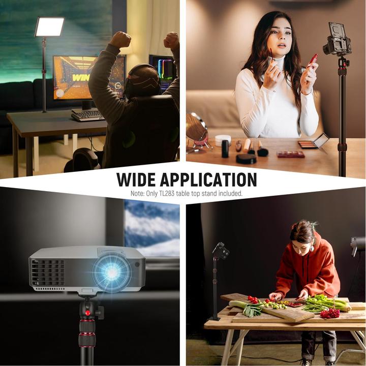 Image du produit Neewer Metal Desk Mount Stand With Ball Head & 1/4" Screw (Métal)