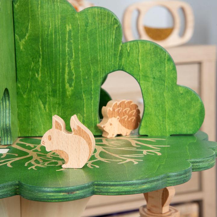 Image du produit TickiT Maison dans l'arbre en bois (15 pièces)