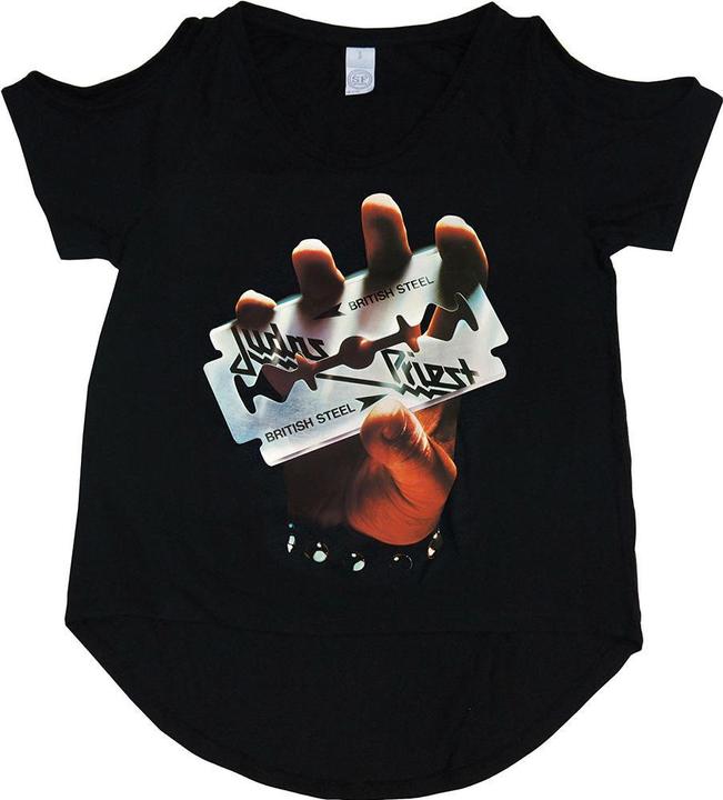 Immagine prodotto Judas Priest Maglietta donna/donna British Steel Cut Out (S)