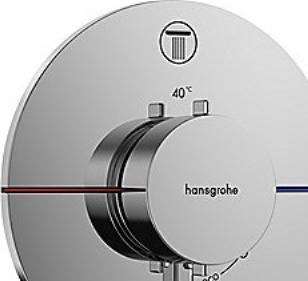 Produktbild hansgrohe HG Thermostat ShowerSelect Comfort S UP, Fertigset 2 Verbraucher verchromt