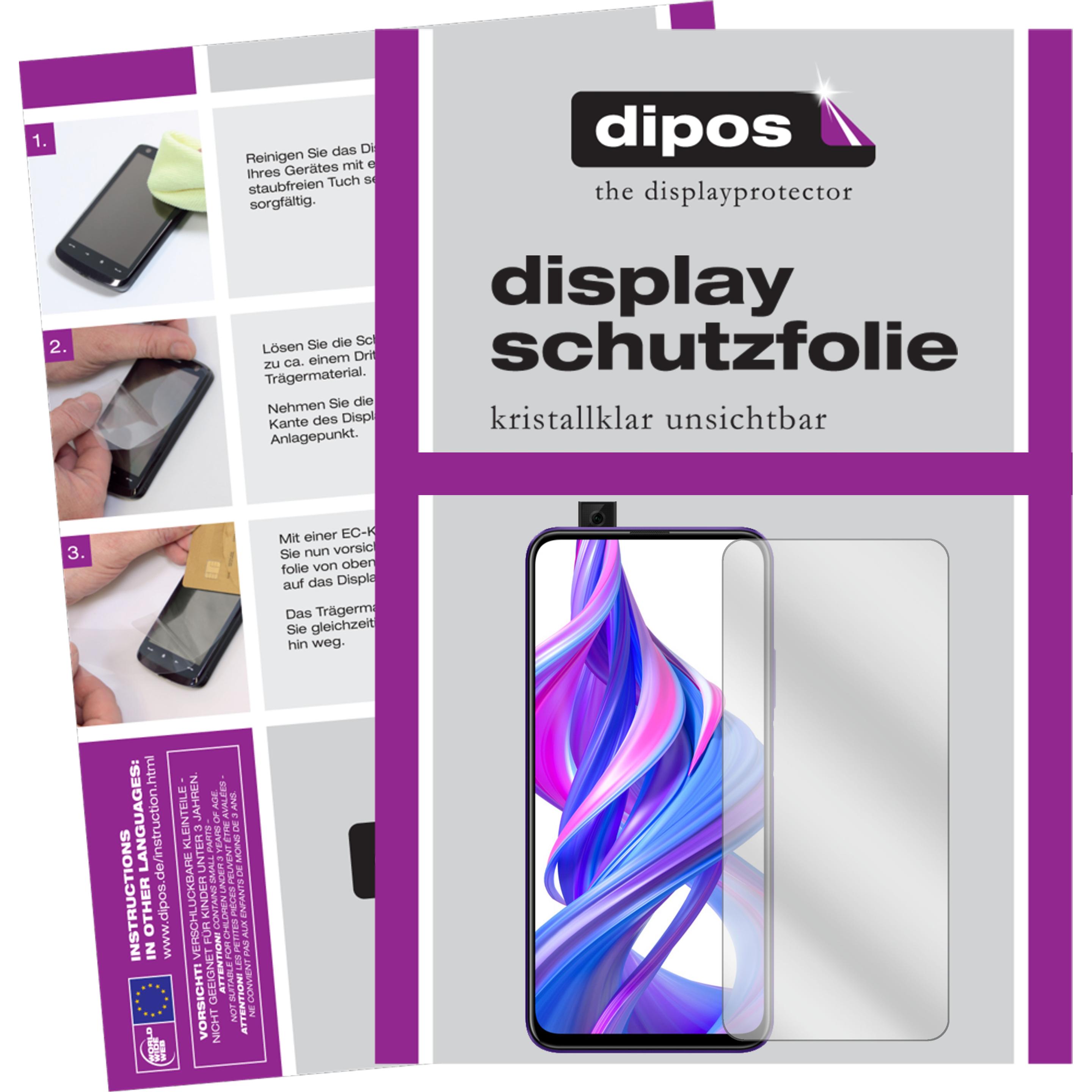 Dipos Displayschutzfolie Crystalclear (5 Stück, Honor 9X Pro), Smartphone Schutzfolie, Transparent