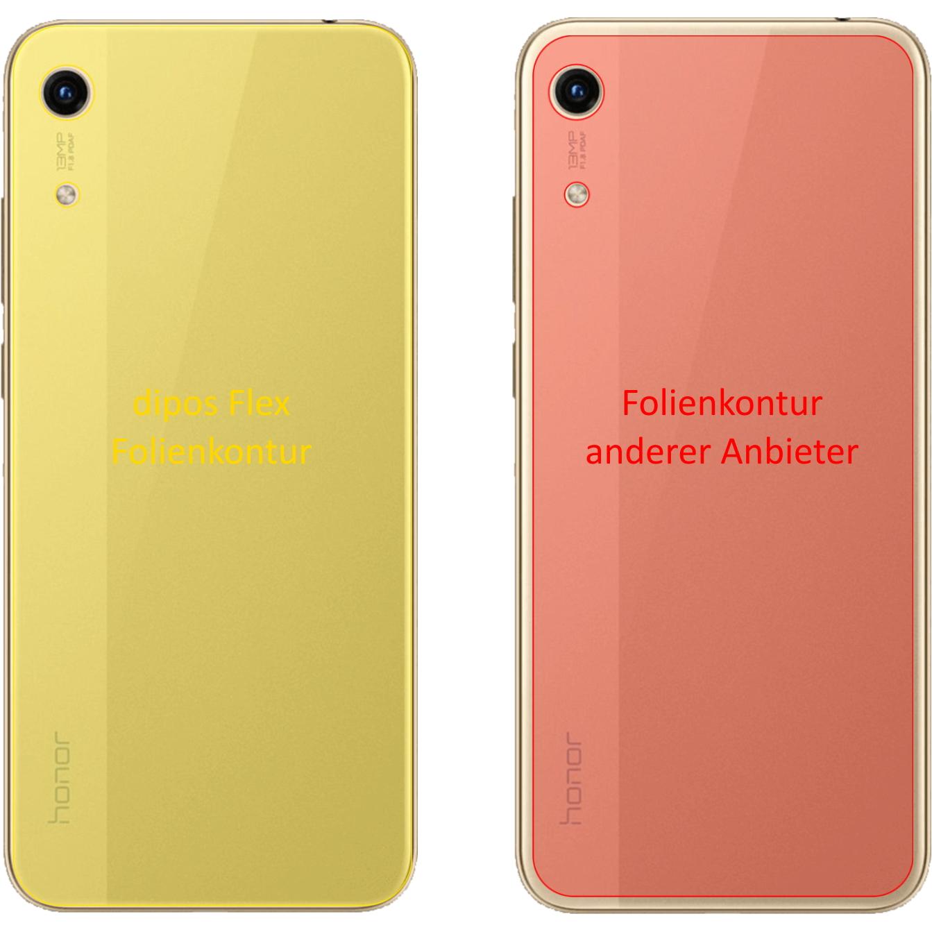 Thumbnail - Dipos Displayschutzfolie Full-Cover 3D (2 Stück, Xiaomi Redmi 8A), Smartphone Schutzfolie, Transparent