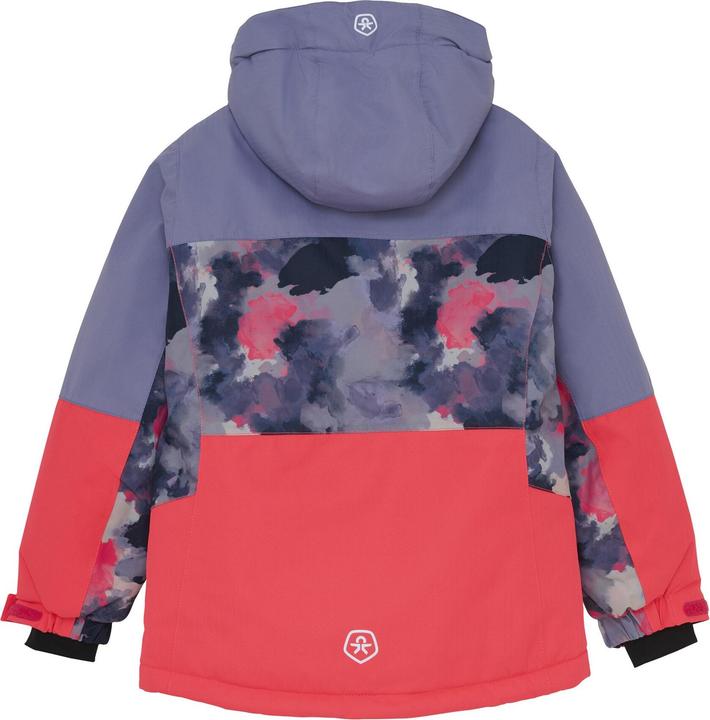 Actual product image Color Kids Girl's Ski Jacket Colorblock with Chest Pocket (134)