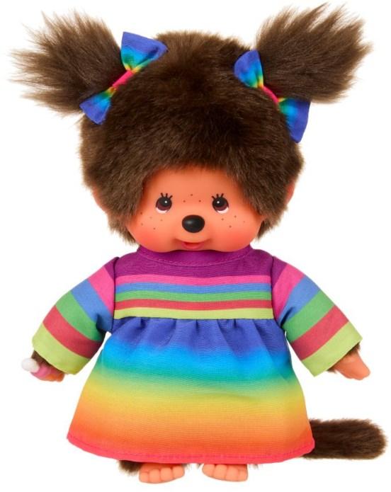 Image du produit Magni Monchhichi Plüschfigur Rainbow Dress Girl 20cm (20 cm)