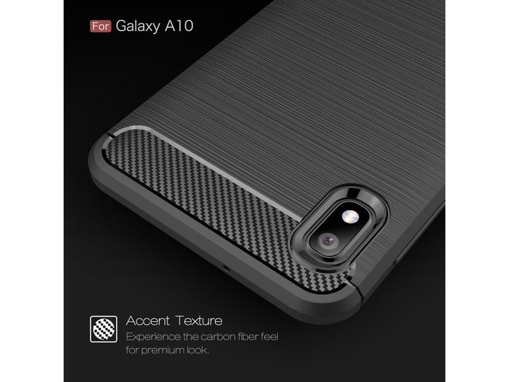 Image du produit Screenguard Samsung Galaxy A10 Housse Carbon Brushed Soft TPU (Samsung Galaxy A10)