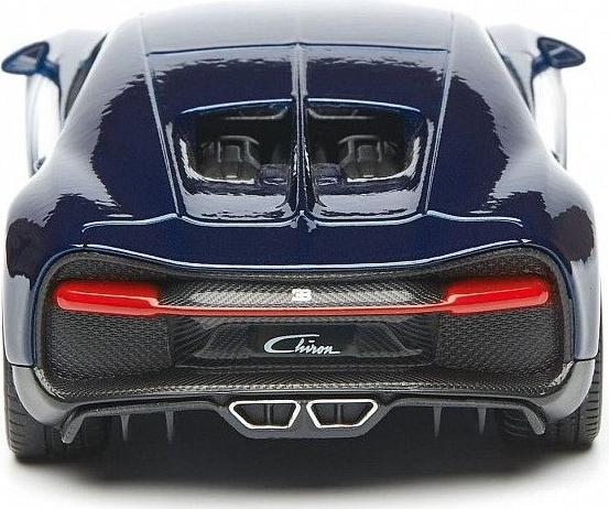Actual product image Bburago 18-43060 Bugatti Chiron κλίμακα 1:32 μεταλλικό (Asst.18/43100,18/43000) μπλε