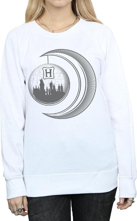 Actual product image Womens/Ladies Hogwarts Moon Sweatshirt (L)