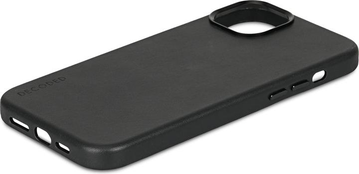 Productafbeelding Decoded Leren beschermhoes voor iPhone 15 Plus Zwart (Apple iPhone 15 Plus)