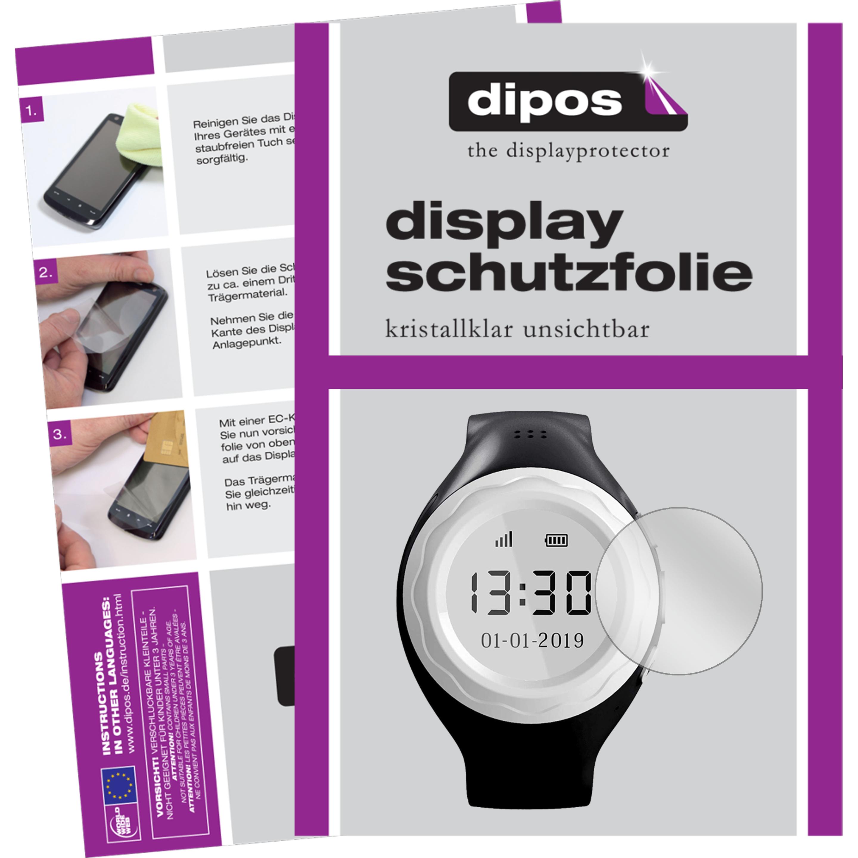 Thumbnail - Dipos Displayschutzfolie Crystalclear, Smartwatch Schutzfolie, Transparent