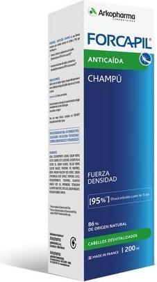 Immagine prodotto Arkopharma Forcapil Shampoo Anti-Caduta Capelli 200ml Senza Silicone Rinforza e Ispessisce Previene e (Shampoo liquido)