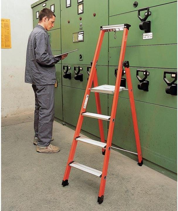 Actual product image Zarges 4 Tread GRP Platform Step (Stepladder, 91 cm)