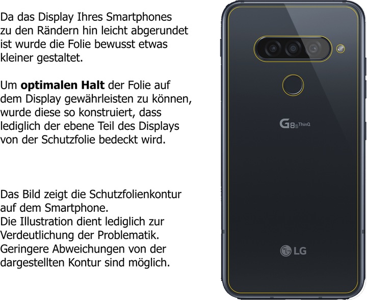 Produktbild Dipos Displayschutzfolie Crystalclear (5 Stück, LG G8s)