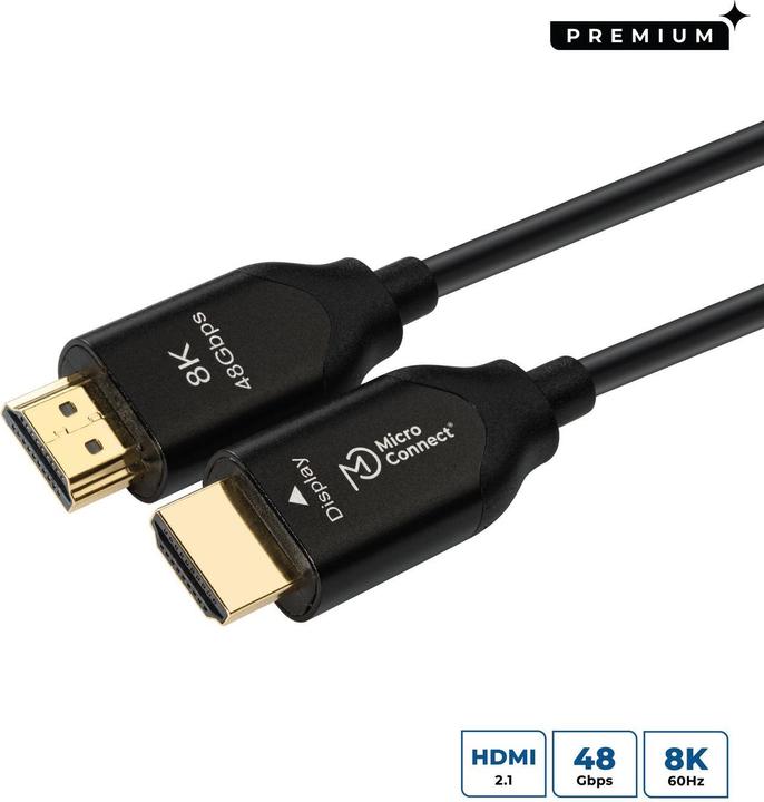 Actual product image MicroConnect HDMI (Typ A) — HDMI (Typ A) (15 m, HDMI, 2.1)