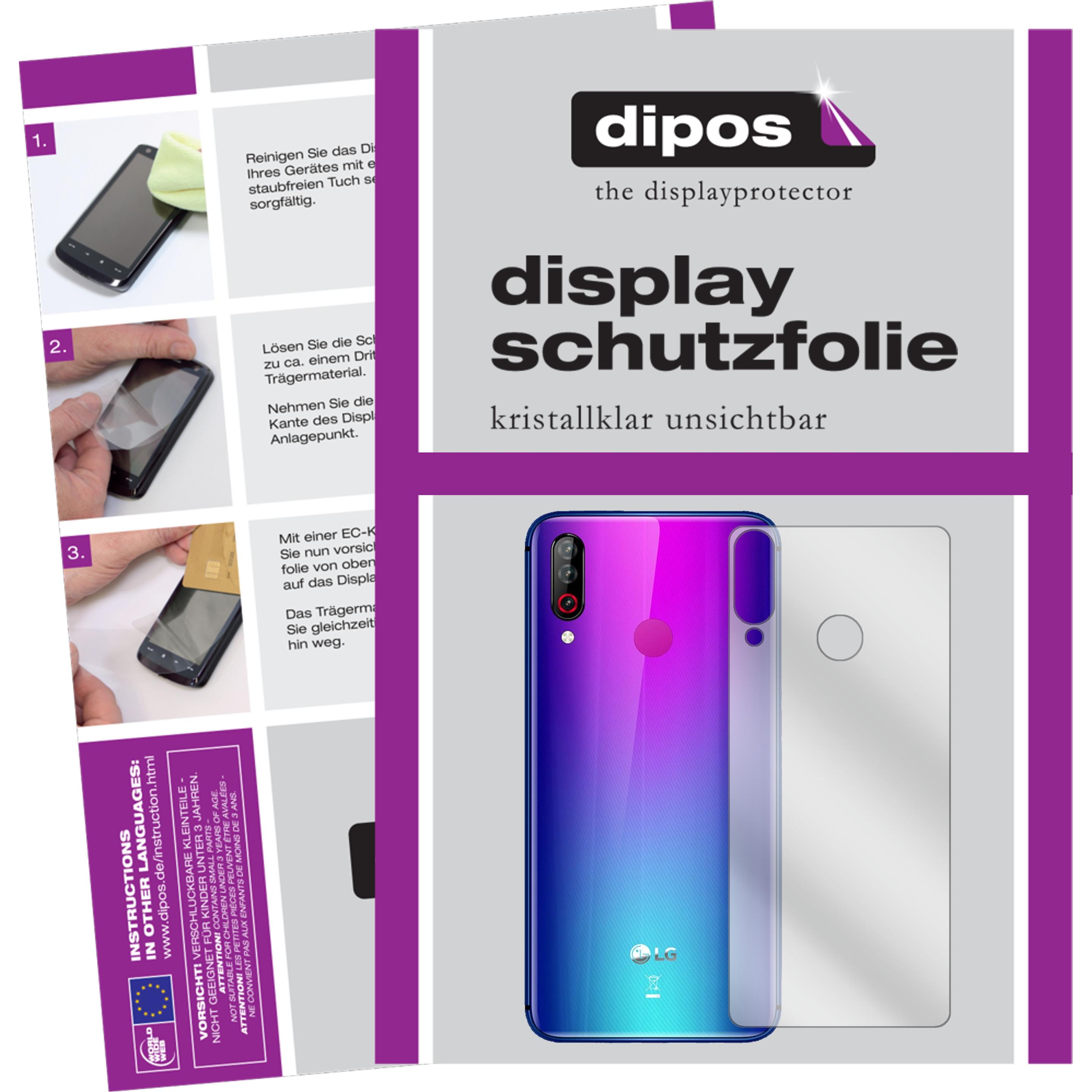 Dipos Displayschutzfolie Crystalclear (2 Stück, Lg w30), Smartphone Schutzfolie, Transparent