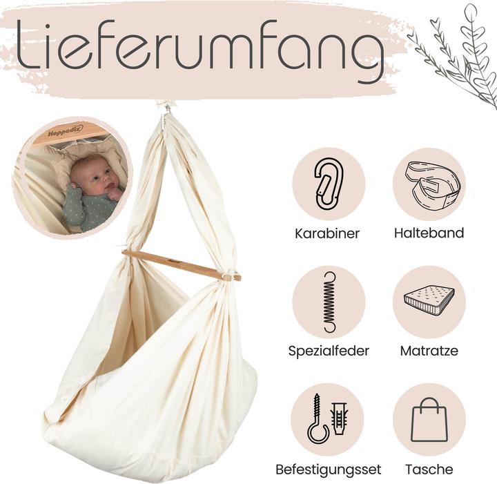 Immagine prodotto Hoppediz Culla a molla per bambini