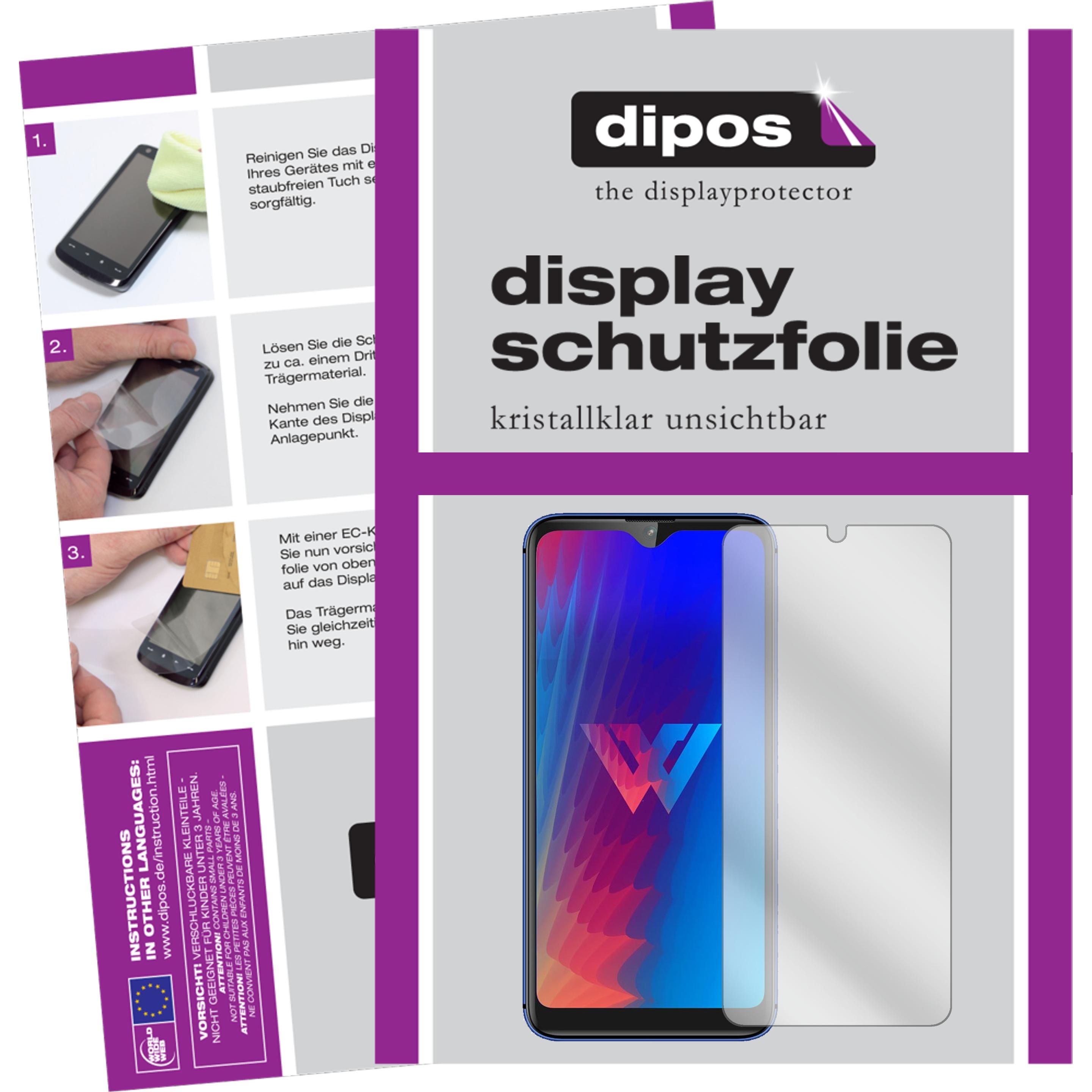 Dipos Displayschutzfolie Crystalclear (6 Stück, LG W30 Pro), Smartphone Schutzfolie, Transparent