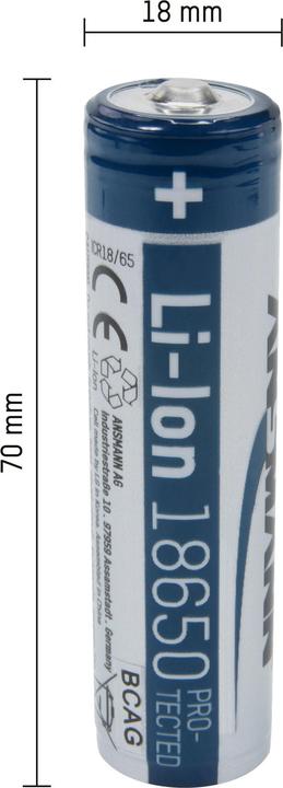 Actual product image Ansmann 18650 (1 pcs., 18650, 2600 mAh)