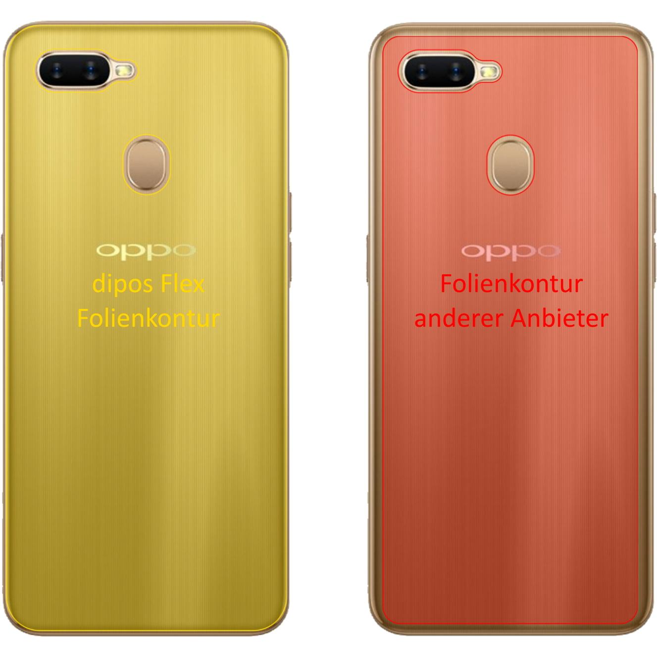 Thumbnail - Dipos Displayschutzfolie Full-Cover 3D (3 Stück, Oppo AX7), Smartphone Schutzfolie, Transparent