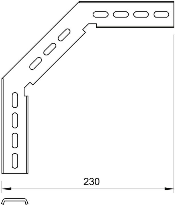 Immagine prodotto OBO Bettermann OBO Staffa di montaggio a 90° MW 90/SL17 (20 pz.)
