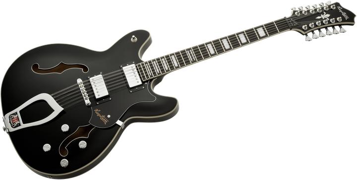 Produktbild Hagstrom E-Gitarre, Viking DLX, Black Gloss, 12-Saiter (E-Gitarre)