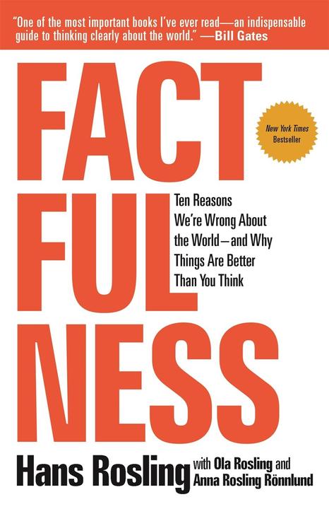 Produktbild Factfullness (Englisch, Hans Rosling, 2020)