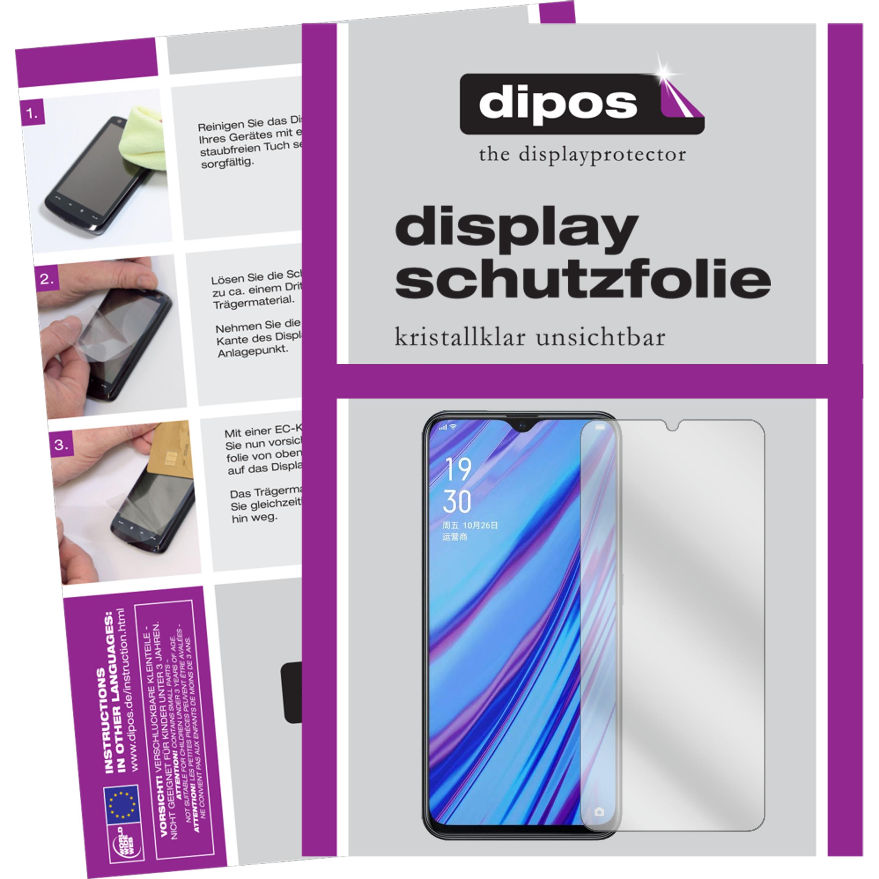 Thumbnail - Dipos Displayschutzfolie Crystalclear (2 Stück, Oppo A9X), Smartphone Schutzfolie, Transparent