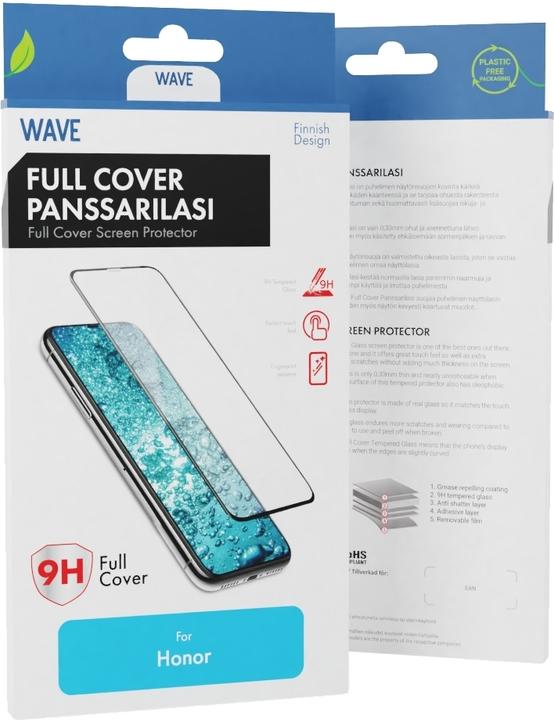 Image du produit Wave Full Cover -panssarilasi, Honor 20 / Honor 20 Pro / Huawei Nova 5T, musta (1 pcs, Huawei Nova 5T, K20)