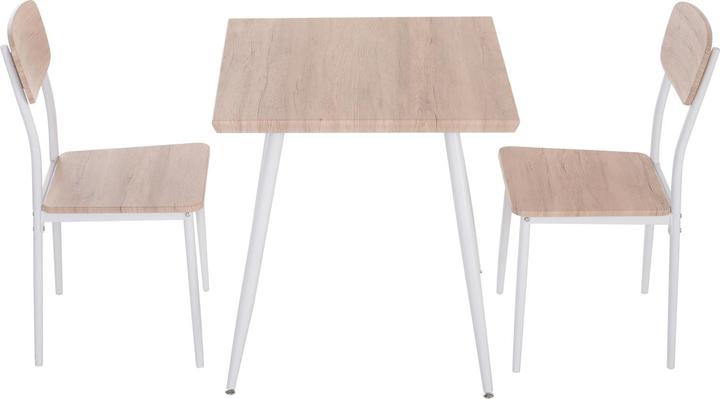 Actual product image Homcom Dining table group as a 3-piece set (MDF)