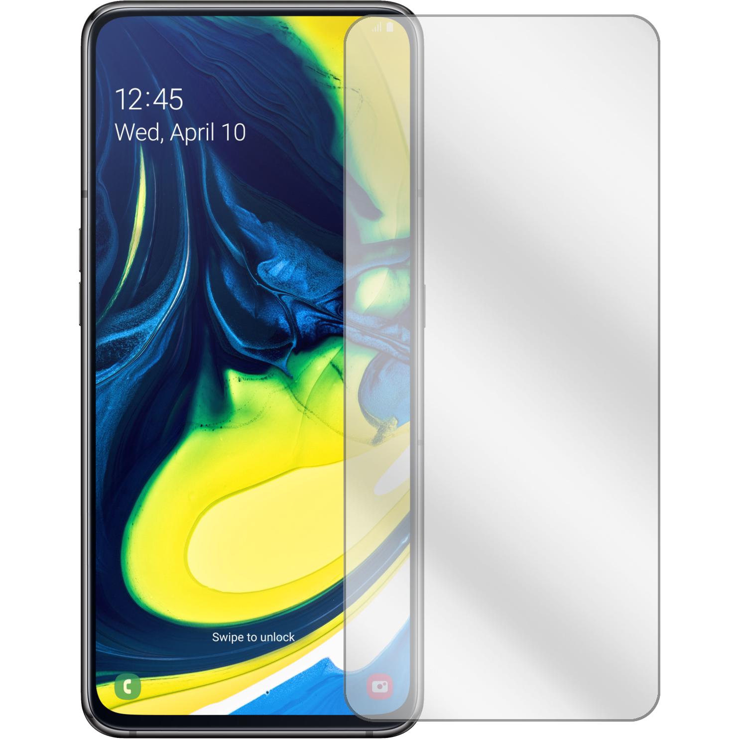 Thumbnail - Dipos Displayschutzfolie Crystalclear (5 Stück, Samsung Galaxy A80), Smartphone Schutzfolie, Transparent