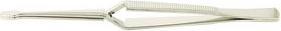 Produktbild RS PRO C-Stahl Pinzette,,, Spitze Flach, Geriffelt, 160 mm