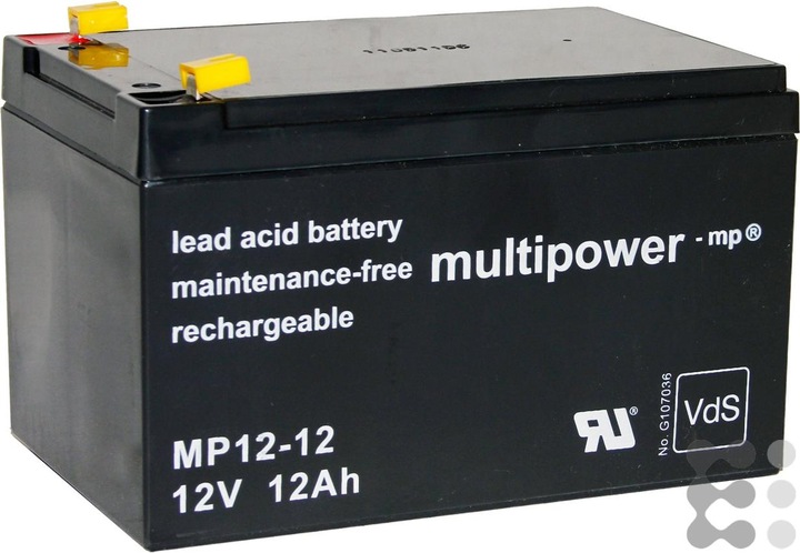 Produktbild Multipower MP12-12 USV-Batterie (12 V, 12 Ah)