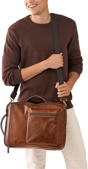 Actual product image Fossil Buckner Leather Backpack