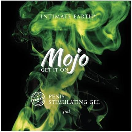 Actual product image Intimate Earth Mojo Niacin & Ginseng Penis Stimulating Gel 3 ml Foil (3 ml)