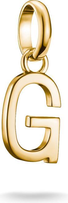 Thomas Sabo Charm-Anhänger Buchstabe G Connect vergoldet (Silber 925)